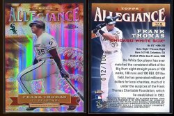   2000 Topps Chrome Allegiance Refractors Frank Thomas