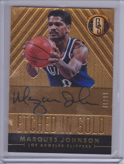 2014-15 Panini Gold Standard Marques Johnson Etched in Gold