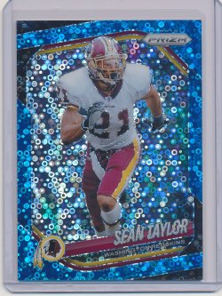    Sean Taylor 2025 Panini Prizm Prizms No Huddle Blue /125