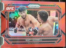 2023 Panini Prizm UFC Matt Schnell Red Prizm