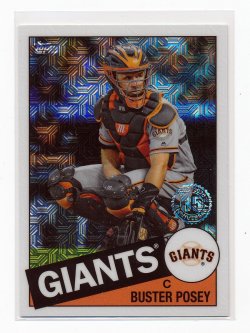    Buster Posey 2020 Topps 1985 Topps Silver Pack Chrome