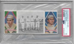 1912  Hassan T202 The Athletic Infield/Barry/Baker PSA 1.5