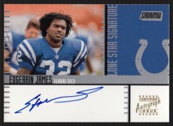 2000  Stadium Club Lone Star Signatures Edgerrin James
