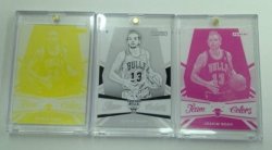 2013 Panini National Convention Wrapper Redemption Joakim Noah Color Proofs /5 Magenta, Black and Yellow
