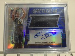 2016 Panini Spectra Gordon Hayward Spectacular Swatch Signatures