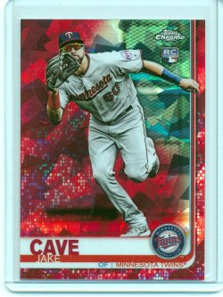    Jake Cave 2019 Topps Chrome Sapphire Red RC /5