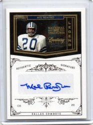 2010 Panini National Treasures Mel Renfro Century Auto Gold