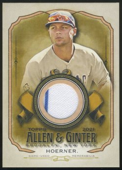 2021 Topps Allen & Ginter Relic Nico Hoerner