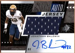 2011 Upper Deck SPx Jonathan Baldwin Rookie Auto Jersey