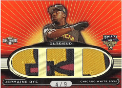 2007 Topps Triple Threads Jermaine Dye Triple All-Star Jersey Patch