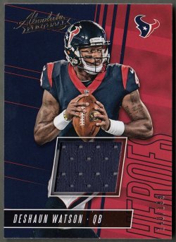 2018 Absolute Absolute Heroes Memorabilia Deshaun Watson