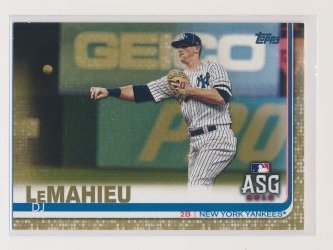    DJ LeMahieu 2019 Topps Update Gold /2019