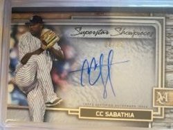 2023 Topps museum collection  showpieces cc sabathia