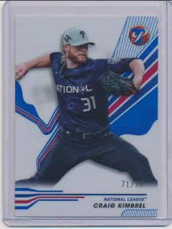    Craig Kimbrel 2024 Topps Pristine Blue Refractor /75