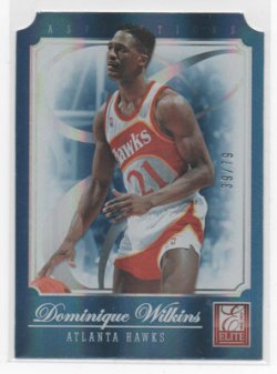 2012 Panini Elite Dominique Wilkins Blue Aspirations