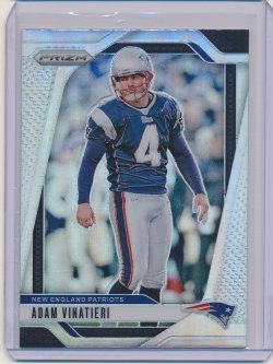    Adam Vinatieri 2024 Panini Prizm Prizms Silver
