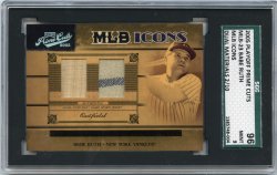 2004 Playoff Prime Cuts Babe Ruth Signed Jersey Card 1/1