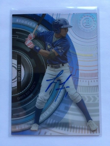 2023 Donruss Wilmer Flores Rated Prospect Auto /35 Carolina Blue