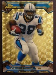 2013 Topps Finest Jonathan Stewart Superfractor 1/1