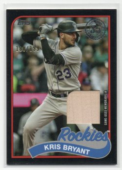 2024 Topps Topps 89 Topps Relics Black Kris Bryant