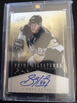2012 Panini Prime Sidney Crosby Prime Signatures 