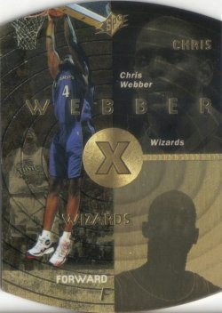 1997-98 Upper Deck SPx Grand Finale Chris Webber #ed 31/50