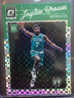 2016 Donruss Optic Jaylen Brown Checkerboard Rookie