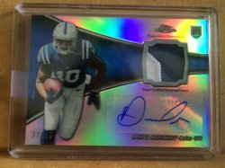 2014 Topps Chrome Donte Moncrief Rookie Patch Autograph