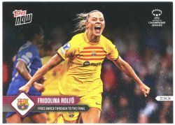 2023-24 Topps Now UWCL Fridolina Rolfo