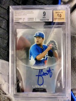 2013 Bowman Inception Auto Jersey Relic Joc Pederson Signed Autograph  Dodgers NM