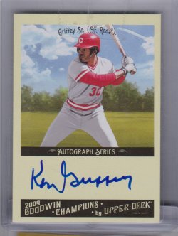 2009 Upper Deck goodwin champions ken griffey sr