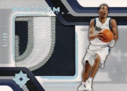 2004-05  Ultimate Collection Premium Patch Devin Harris #ed 3/75