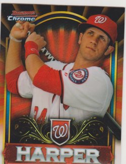 2011 Bowman Chrome Retail Exclusive Bryce Harper Refractor (Red)