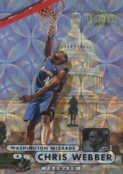 1997-98 Fleer Metal Universe Championship Precious Metal Gems Chris Webber #ed 35/50