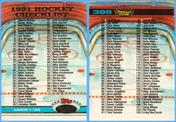1991-92 Topps Stadium Club Checklist