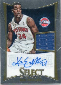 2012 Panini Select Kim English auto
