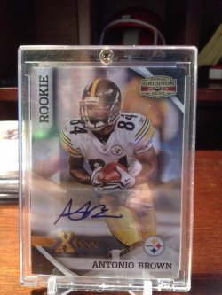    Antonio Brown 2010 Gridiron Gear Auto