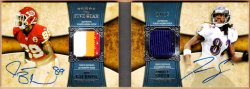 2011 Topps Five Star Torrey Smith / Jon Baldwin Dual Patch Auto Book