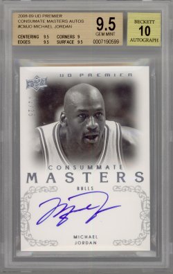 2008-09 Upper Deck UD Premier Consumate Masters Autos #CM Michael Jordan