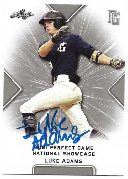 2021 Leaf Perfect Game IP Luke Adams 9/7/23