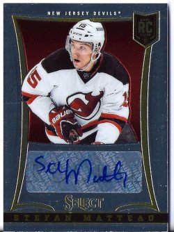 2013-14 Panini Select Rookie Autograph Stefan Matteau
