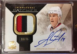2011 Upper Deck The Cup Jonathan Toews Signature Patches