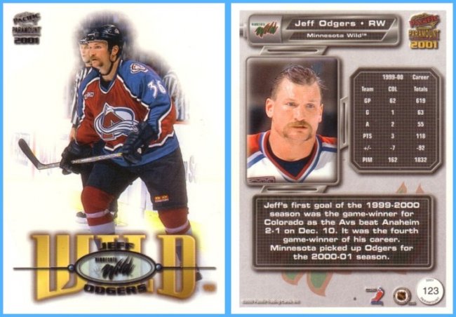 Jeff Odgers | Hockey Card Database Wiki | Fandom