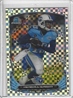 2014 Bowman Chrome Kendall Wright Prism Refractor