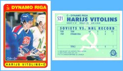 1990-91 O-Pee-Chee  Harijs Vitolins