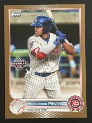 2022 Topps Pro Debut Yohendrick Pinago