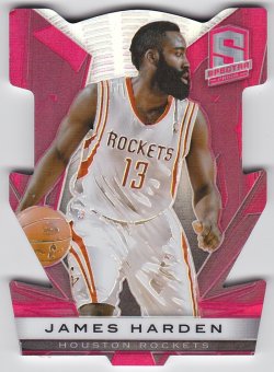 2013-14 Panini Spectra James Harden Red Die-Cut