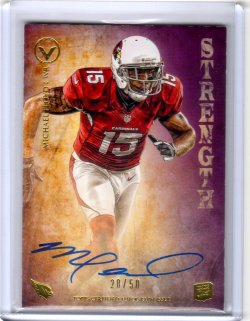 2012 Topps Valor Michael Floyd Strength Auto
