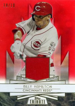 2014 Topps Tribute Forever Young Relics Red Billy Hamilton