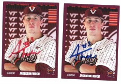 2025 Varsity Trading Cards  IP Anderson French 4/13/25
